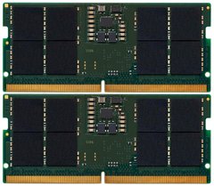 Kingston Память ноутбука DDR5 32GB KIT (16GBx2) 5600 KVR56S46BS8K2-32