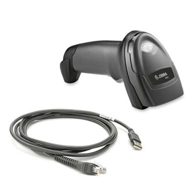 Сканер штрих-кодов Zebra DS2208 USB черный DS2208-SR7U2100AZW