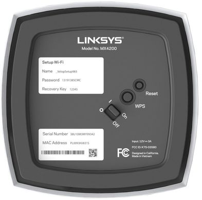 MESH-cистема LINKSYS VELOP MX8400 white (2шт) MX8400-EU