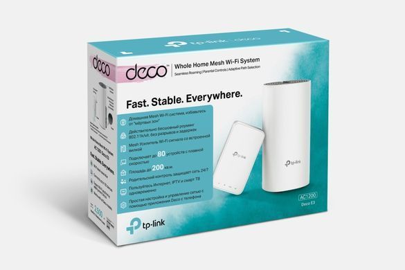 Роутер TP-Link DECO E3 (2шт) (Deco E4R +Deco M3W) DECO-E3-2-PACK