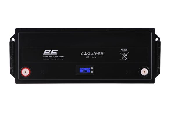 2E Battery 24V 100Ah 2E-LFP24100-LCD