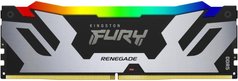 Kingston Пам'ять ПК DDR5 32GB KIT (16GBx2) 6000 FURY Renegade RGB KF560C32RSAK2-32