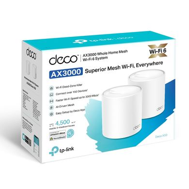 Роутер TP-Link DECO X50 (2шт) DECO-X50-2-PACK