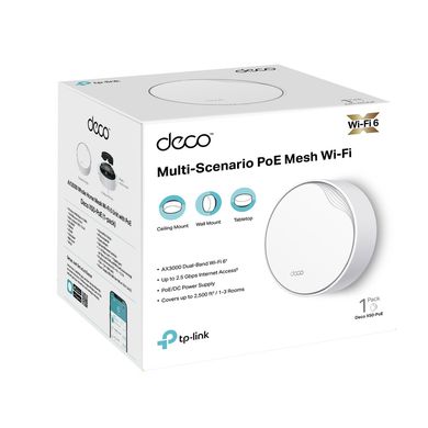 Роутер TP-Link DECO X50 PoE (1шт) DECO-X50-POE-1-PACK