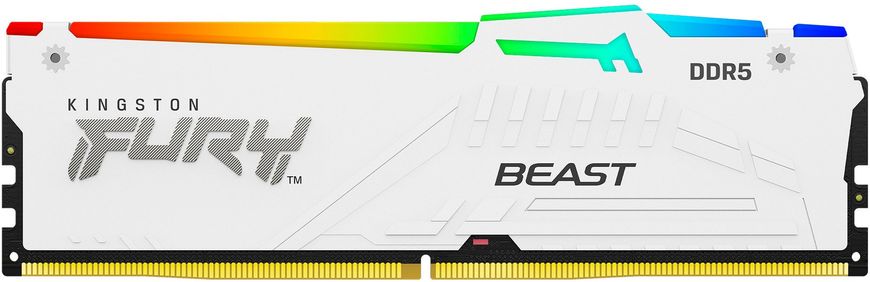 Kingston Memory DDR5 32GB 5200 FURY Beast White RGB XMP KF552C40BWA-32