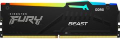 Kingston Пам'ять ПК DDR5 32GB 5600 Beast Black RGB KF556C40BBA-32