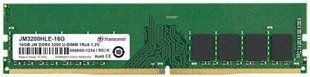 Transcend JetRam DDR4 3200 для ПК[Пам'ять ПК DDR4 16GB 3200] JM3200HLE-16G