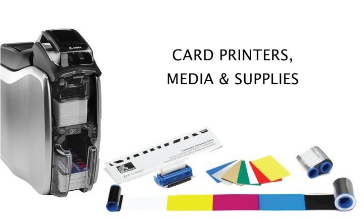 Card printers, media, supplies