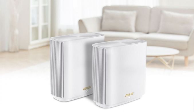 MESH Wi-Fi system ASUS ZenWiFi XT9 (2шт) white 90IG0740-MO3B40