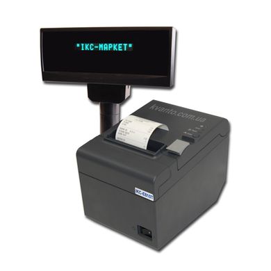 Cash register ІКС-Е810Т (fiscal receipt printer, for Ukraine only) with customer display and power supply IKS-E810T