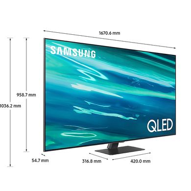 Телевізор Samsung QLED Q80A 75" 4K Smart QE75Q80AAUXUA