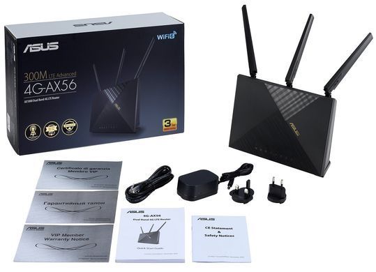 4G-роутер ASUS 4G-AX56 90IG06G0-MO3110