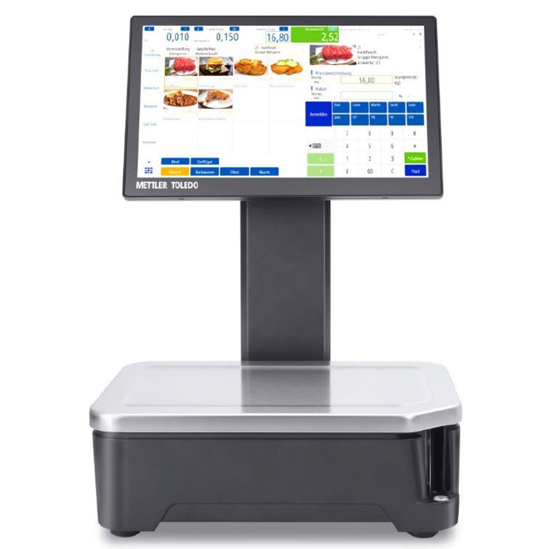 Kvanto | Mettler Toledo bTouch 15kg (bTouch U2C-HD15D-0W04)