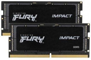 Kingston Memory DDR5 32GB KIT (16GBx2) 4800 FURY Impact KF548S38IBK2-32